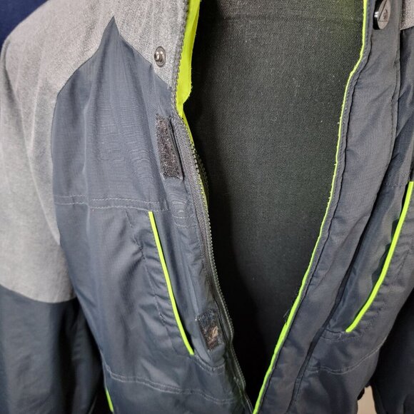 Gerry Boys Kids Youth Hooded Winter Jacket M 10/12 Grey Snow Skiing Snowboarding - Picture 2 of 11